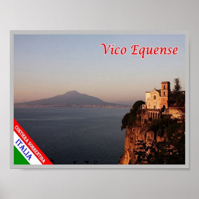 Poster Itália - Campânia - Costa Amalfi - (Frente)