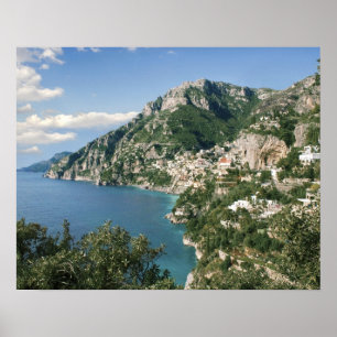 Poster Itália, Campânia, Península Sorrentina, Positano,