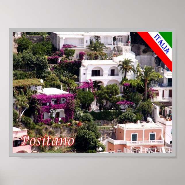 Poster Itália - Campânia - Positano - (Frente)