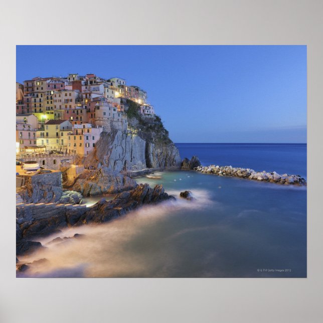 Póster Itália, Cinque Terre, Província de La Spezia, (Frente)