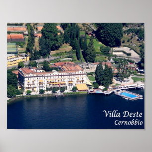 Poster Itália - Como Lake - Cernobbio - Villa D'Este -
