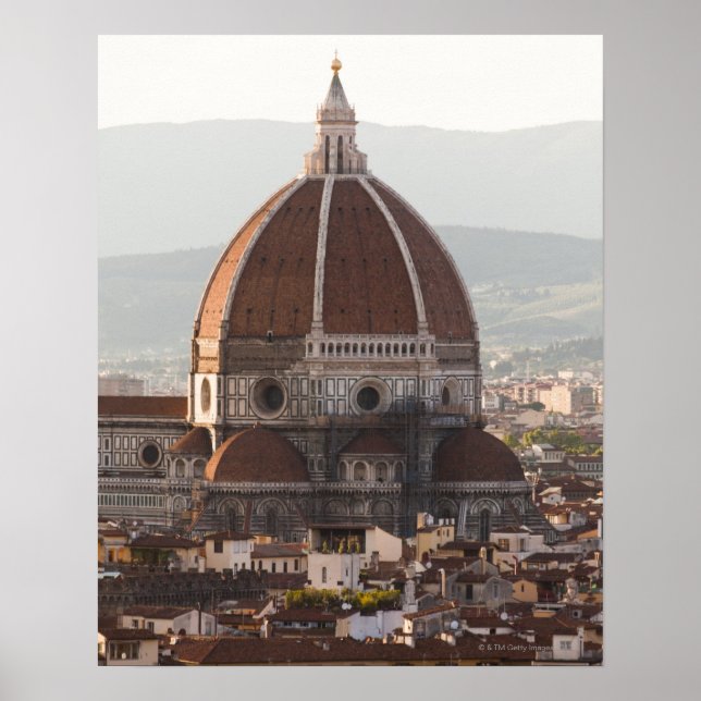 Póster Itália, Florença, Domo da Catedral de Duomo (Frente)