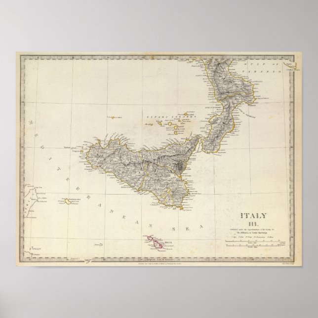 Poster Itália III (Frente)