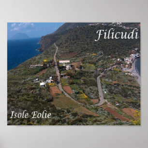 Poster Itália - Ilhas Aeólias - Filicudi -
