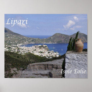 Poster Itália - Ilhas Eolianas - Lipari -