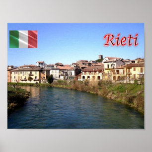 Poster Itália - Lácio - Rieti - Rio Velino -