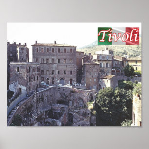 Poster Itália - Lácio - Tivoli - Cidade Antiga -