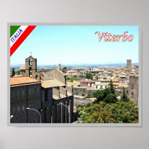 Poster Itália - Lácio - Viterbo -