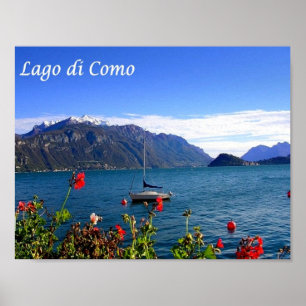 Poster Itália - Lago Como -
