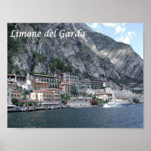 Poster Itália - Lago Garda - Limone del Garda -