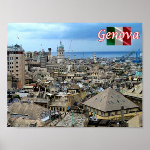 Poster Itália - Ligúria - Génova - Centro