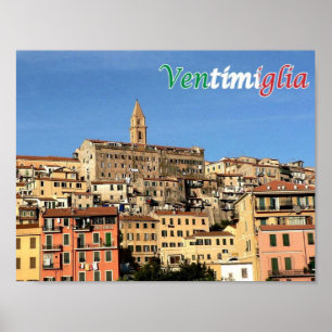 Poster Itália - Ligúria - Ventimiglia -