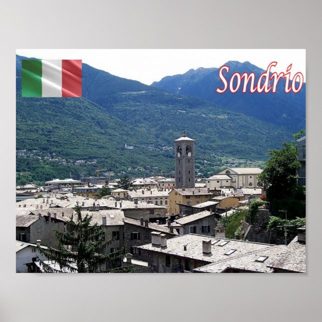 Poster Itália - Lombardia - Sondrio - (Frente)