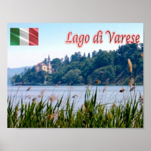Poster Itália - Lombardia - Varese - Lake View -