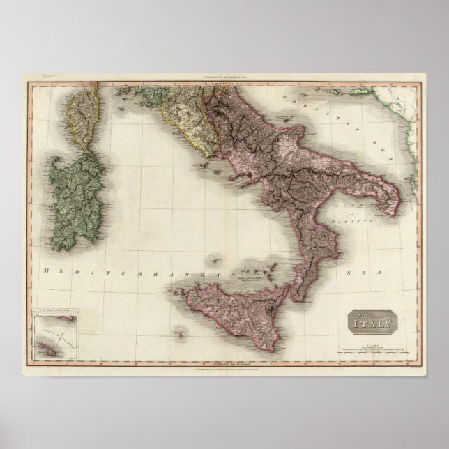 Póster Itália Meridional (Frente)