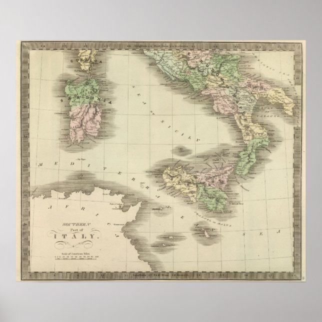 Poster Itália meridional 3 (Frente)