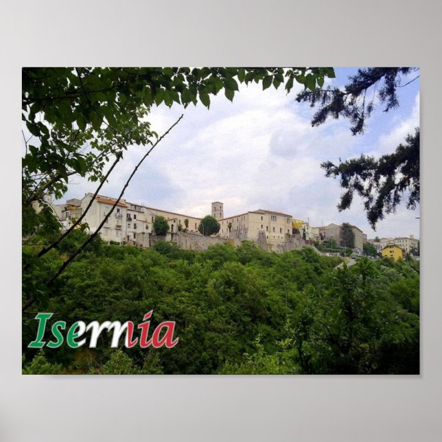 Poster Itália - Molise - Isernia - Vislumbre - (Frente)