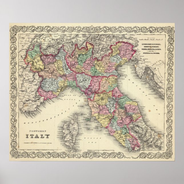 Poster Itália norte (Frente)