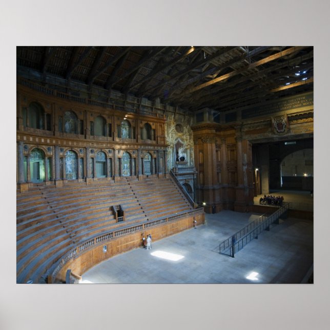Poster Itália, Parma, Teatro Farnese (Frente)