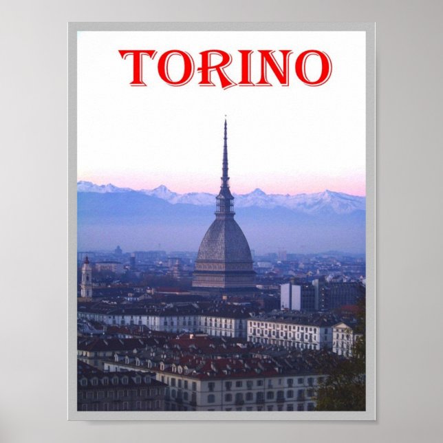Poster Itália - Piemonte - Torino - La Mole Antonelliana  (Frente)