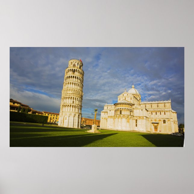 Póster Itália, Pisa, Duomo e Torre de Manga, Pisa, 2 (Frente)