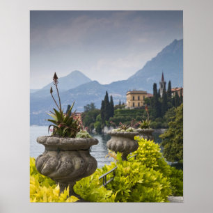 Póster Itália, Província de Lecco, Varenna. Villa Monaste