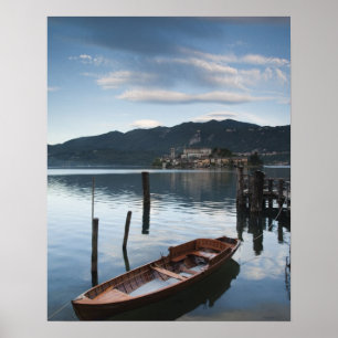 Póster Itália, Província de Novara, Orta San Giulio. Is