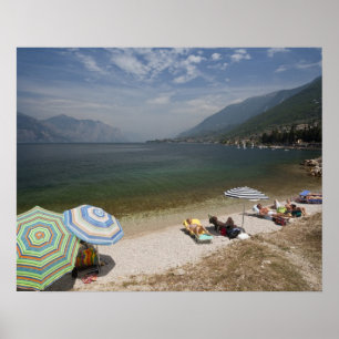 Poster Itália, Província de Verona, Brenzone. Lago de Gar