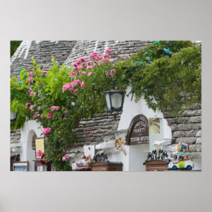 Póster Itália, Puglia, Alberobello, Terra dei Trulli,