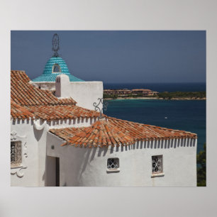 Póster Itália, Sardenha, Porto Cervo. Chiesa di Stella