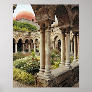 Póster Itália, Sicília, Palermo. Os armários sobrevive