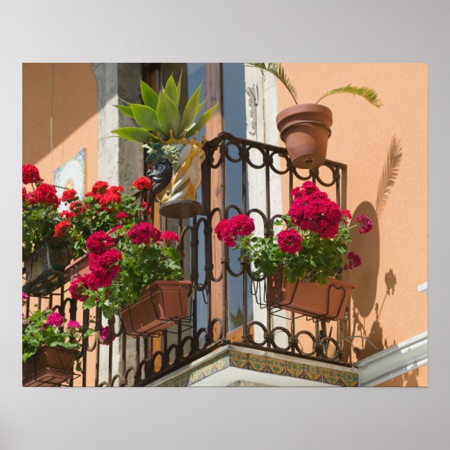 Póster ITÁLIA, Sicília, TAORMINA: Corso Umberto 1, (Frente)