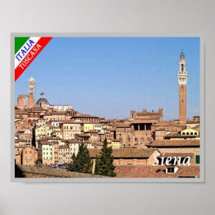 Poster Itália - Toscana - Siena -