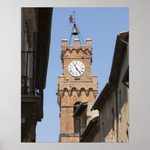 Poster Italia. Toscânia. Pienza. 2