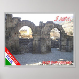 Poster Itália - Vale Aosta - Aosta - Arches -