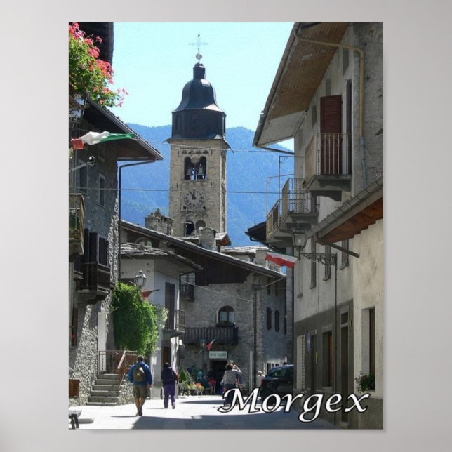 Poster Itália - Vale Aosta - Morgex - (Frente)