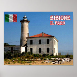 Poster Itália - Veneto - Bibione - Farol -
