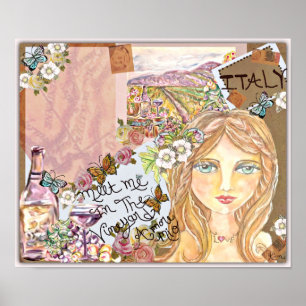 Poster ~Itália Vineyard Fantasy ~