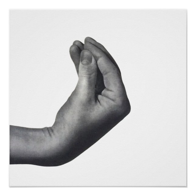 Póster Italian Hand (Frente)