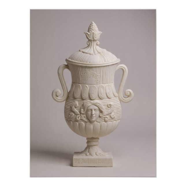 Póster Italian Playing Cards - Ace of Cups, In Marble (Frente)