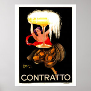 Póster Italiano famoso Champagne de Leonetto Cappiello