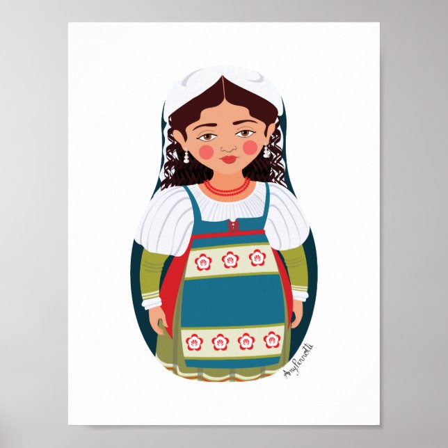 Poster italiano Matryoshka (Frente)