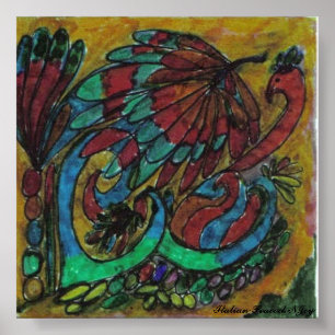 Póster italiano Peacock NJoy