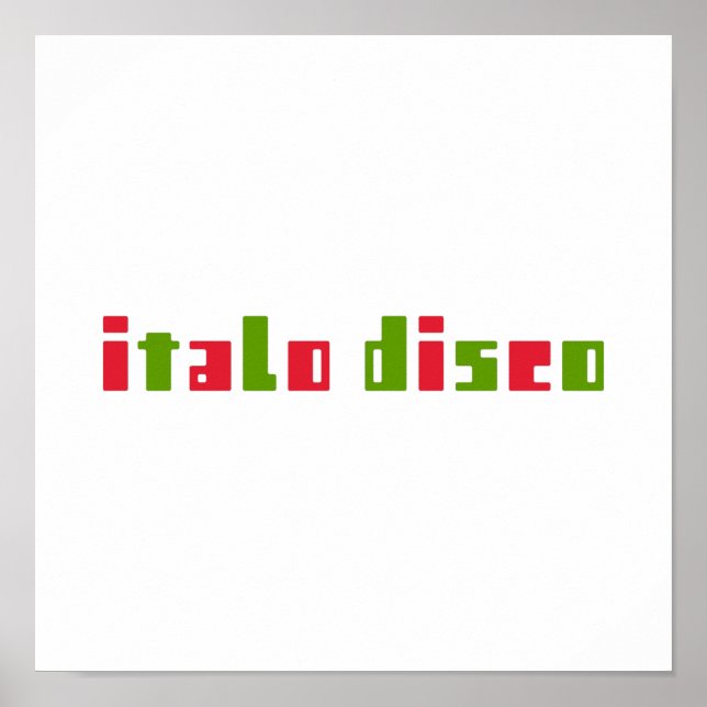 POSTER ITALO DISCO (Frente)