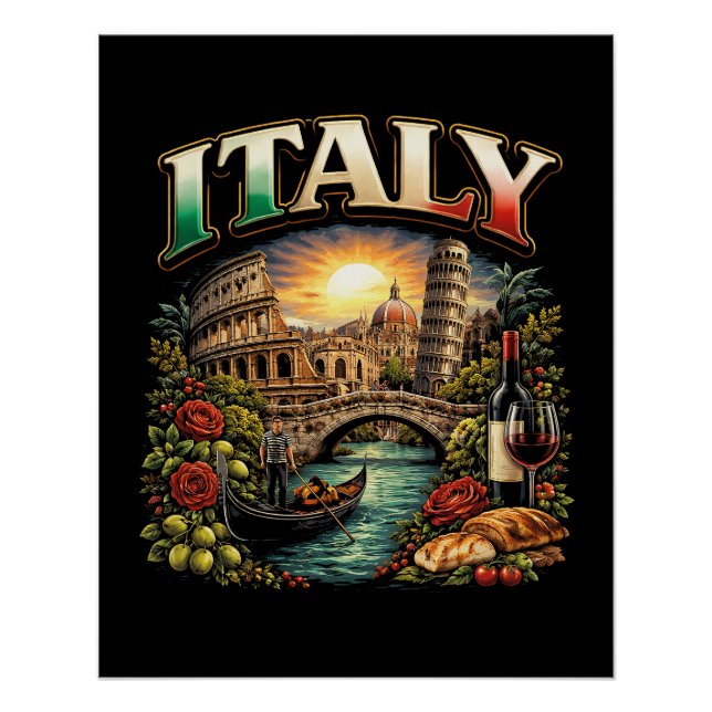 Póster Italy Eternal (Frente)