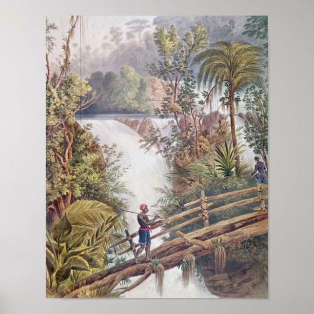 Poster Itamaraty Waterfall na Serra da Estrela (Frente)