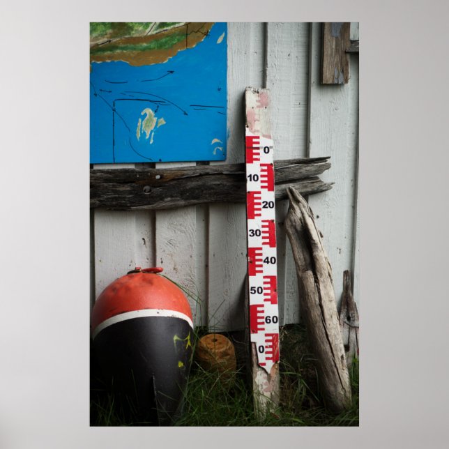 Poster Itens náuticos (Frente)