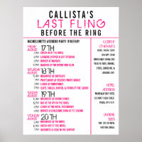 Itinerário da Festa de solteira Preta Rosa Moderna