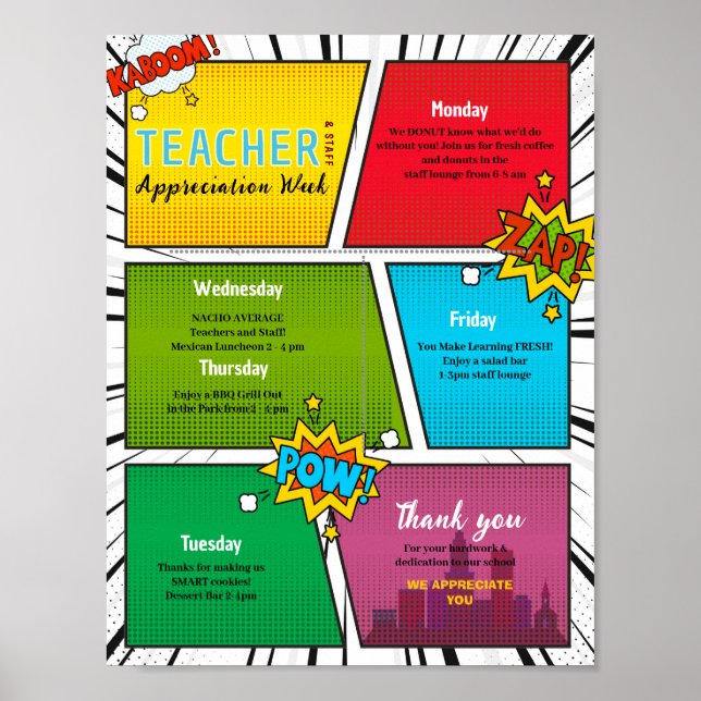 Poster Itinerário da Semana de Apreciação do Professor He (Frente)