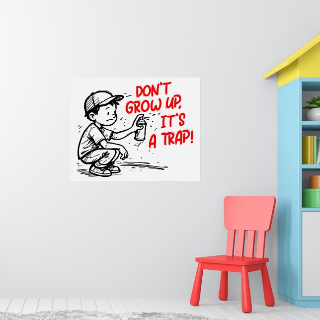 Poster It's a trap (Berçário 1)